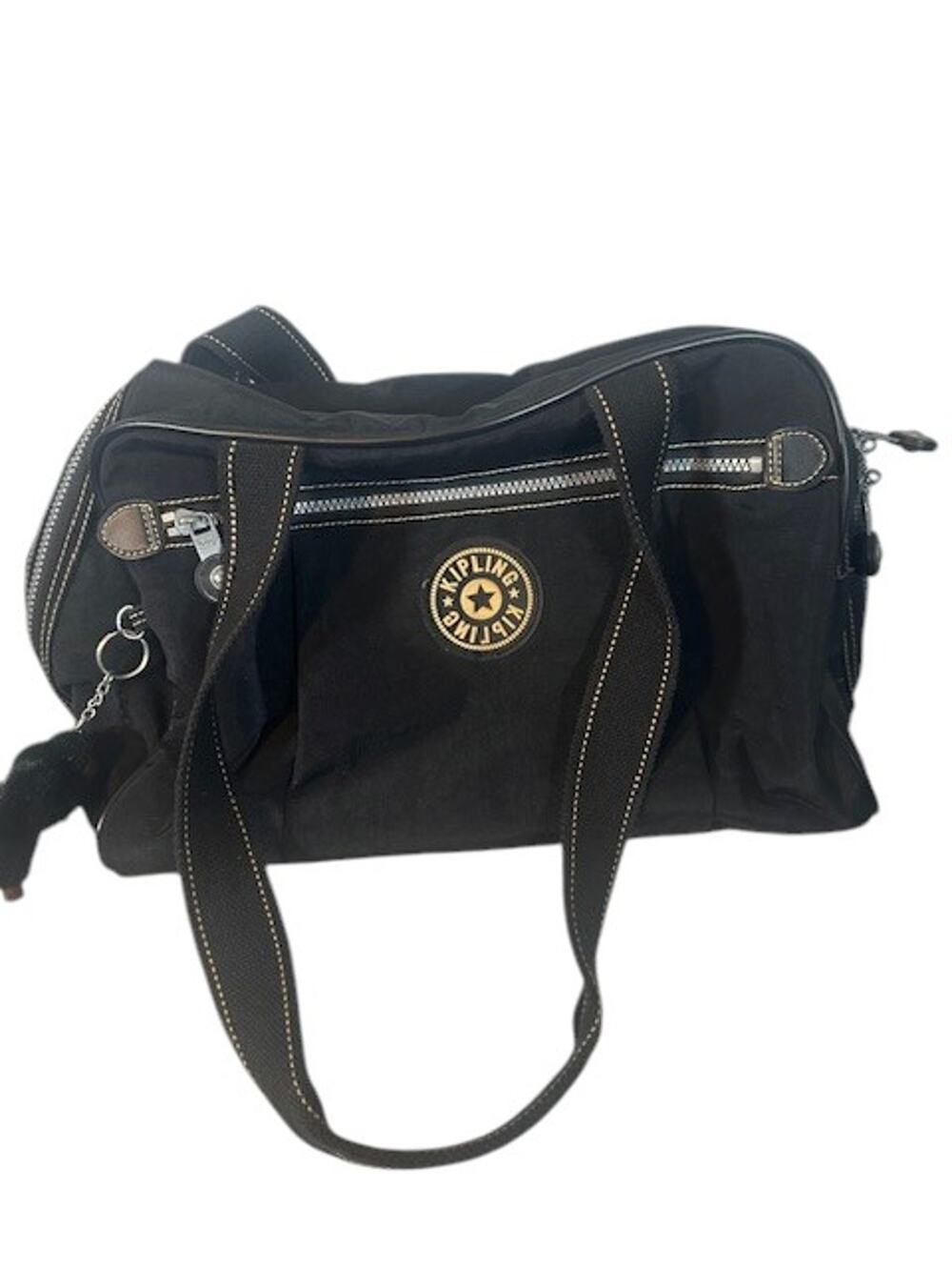 Kipling Women’s Black Medium Weekender Travel Gym Duffle Bag